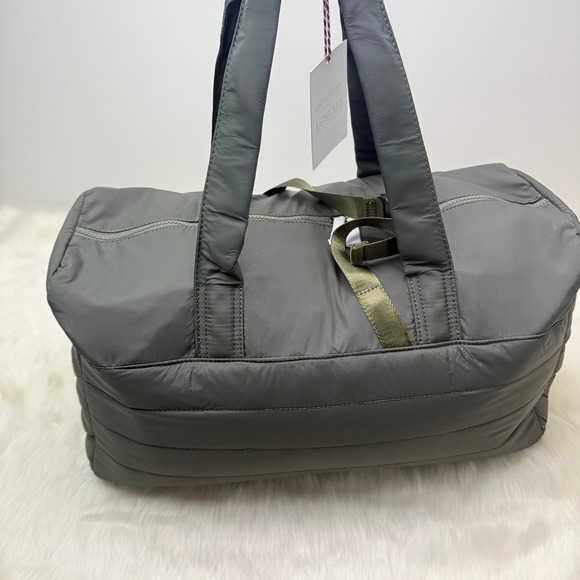 Urban Expressions | Lightweight Quilted Duffle Bag in Olive Green - Picture 1 of 13